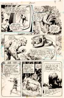 Nestor Redondo Swamp Thing #17 Story Page 9 Original Art (DC, 1975)....