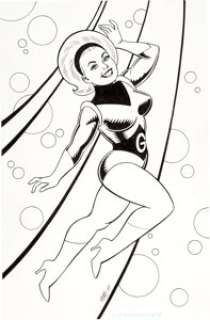 Jaime Hernandez Love and Rockets Vol.2 #19 Back Cover Original Art (Fantagraphics, 2007). Jaime Hernandez’ - | Heritage