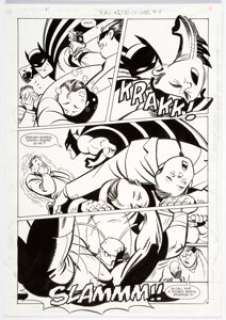 Mike Parobeck and Rick Burchett - Batman Adventures #7 Story Page 13 Original Art (DC, 1993).