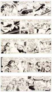 Dan Barry And Frank Giacoia | Flash Gordon Daily Consecutive Comic Strip Original Art Group of 12 (King Features Syndicate, 1986). | Heritage