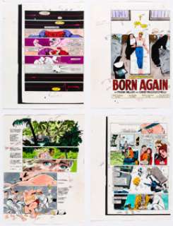 Christie Scheele (As "Max Scheele") Daredevil #230 | Complete 22-Page Story Color Guide Production Art Group of 22 (Marvel, 1986) | Heritage