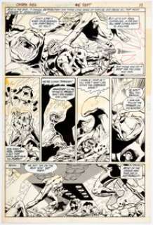 Keith Giffen and Mike DeCarlo - Omega Men #6 Story Page 16 Original Art (DC, 1983).