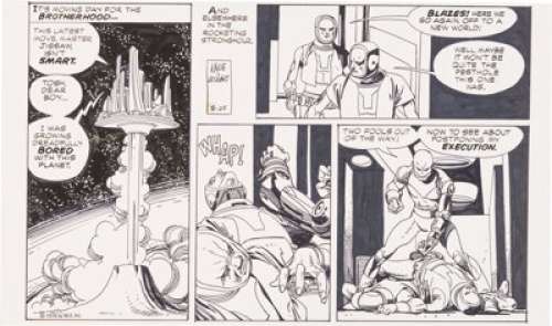 Gil Kane | Star Hawks Daily Comic Strip Original Art dated 8-25-78 (United Features Syndicate, 1978). | Heritage