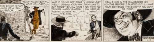 Jose Luis Salinas | Cisco Kid Daily Comic Strip Original Art dated 6-18-52 (King Features Syndicate, 1952). | Heritage
