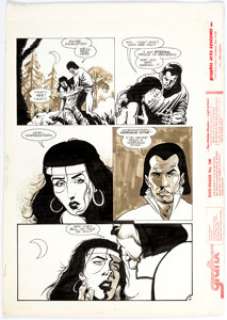 M. C. Wyman and Terry Pallot - Subspecies #2 Story Pages Original Art Group of 7 (Eternity, 1991).