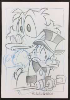 Barbieri, Francesco | original illustration "Zio Paperone" | Catawiki