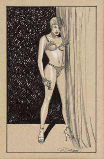 Renaud | Jessica Blandy, illustration au feutre, aux… | AZ auction