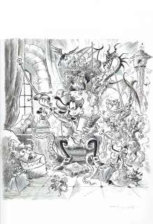 Tony Fernandez - Tony Fernandez – Goofy Inspired By Gustave Doré’s Don Quixote – Original Art