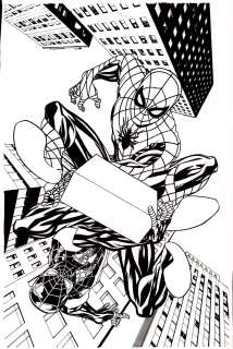 Mike McKone - Spider-Men #1 Unused Cover (Rare Early Miles Morales Cover!) 2012