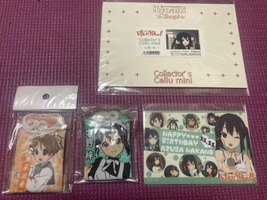 K-On Collector’s Mini Celluloid Midori Azusa Anime Ltd Edition Used 55o | eBay Europe (Buy It Now)