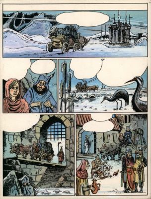Tadeusz Baranowski | Historia wyssana z sopla lodu (komplet – tusz i kolor) | Galeria Komiksu