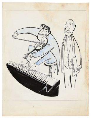 Sempé | Lot 118 - Illustration à l’encre de Chine, à la gouache… | AZ auction