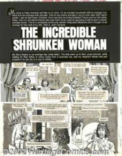 John Severin - Original Art for Cracked #180, Complete 7-page Story "The Incredible Shrunken Woman" - | Heritage