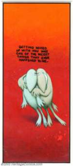 Robert Crumb - Original Greeting Card Illustration (undated, 1960s). Before his part in the Underground Comix - | Heritage