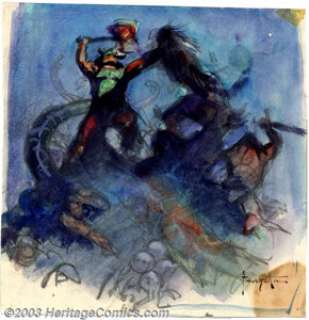 Frank Frazetta - Original Preliminary Art for The Indomitable (undated). With their raw physical power and - | Heritage