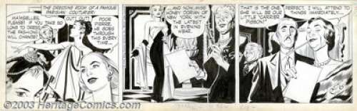 Alex Raymond - Original Comic Strip Art for Rip Kirby Daily dated 5-21-56 (King Features Syndicate, 1956). Alex - | Heritage