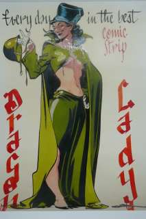 Severin, Al | Dessin original en couleur  - Hommage Ã  Milton Caniff  - Dragon Lady | Catawiki