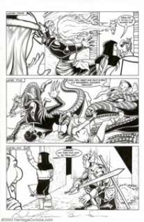 Brendon and Brian Fraim - Original Art for Knights of the Dinner Table Illustrated #11, page 19 (Kenzer & Co., -
