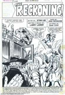Larry Lieber and John Tartaglione - Original Art for Rawhide Kid #77, Group of 12 pages (Marvel, 1970). Here are - | Heritage