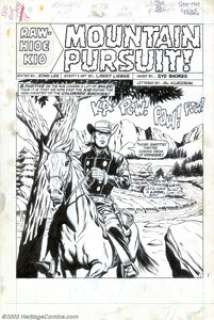 Larry Lieber and Syd Shores - Original Art for The Rawhide Kid #93, Group of 9 pages (Marvel, 1971). As a fugitive - | Heritage