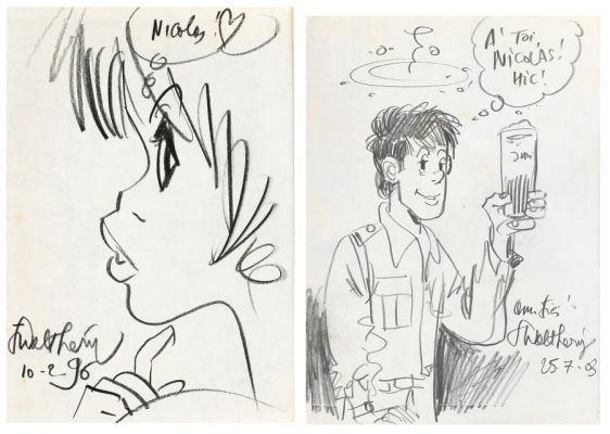 Walthéry | Lot 094 - Natacha 11 (ré 88) et 17 (eo). Le tome 11 est… | AZ auction