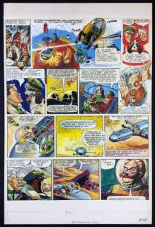 Hampson, Frank | Pagina originale (p.18)  - Dan Dare  - The Red Moon Mistery  - (1951) | Catawiki