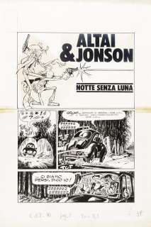 Cavazzano Giorgio - "Altai & Jonson - Notte senza luna", 1976 | Urania Casa d’Aste