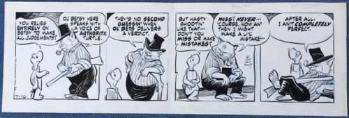 Original Comic Strip Art By Walt Kelly | Pogo  - Daily  - (1962) | Catawiki
