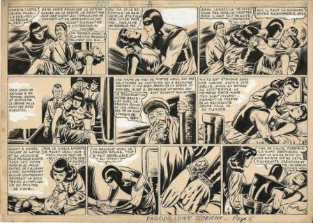 Canale, Antonio (Tony Chan) | original plate Amok: La pagode de la lune d’orient (1945) | Catawiki