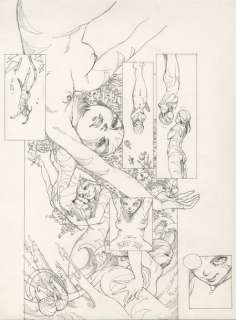 Lot 412 - Sky-Doll - Lacrima Christi Collection Encre de Chine sur papier pour la page 3 de...