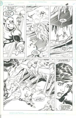 Green Lantern Emerald Dawn #6 Pg 4 Original Art Mark Bright 1990 | East Bay Comics