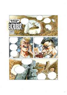 José Ortiz | Burton & Cyb - Excalibur p.1 (Zona 84) | ECC arte y coleccionismo