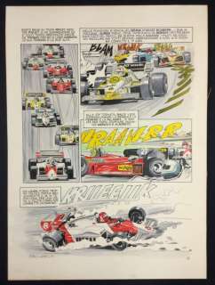 Ongaro, Paolo | original plate "Il Giallo della Formula 1" (1984) | Catawiki