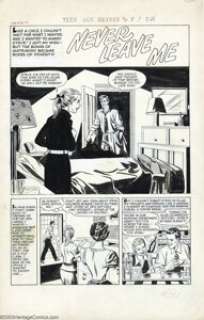 Doug Wildey (attributed) - Original Art Complete Story for Teen Age Brides "Never Leave Me" (Harvey, - | Heritage