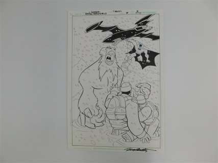 Original Comic Art - Batman Brave & Bold Full Page Splash | Bodnars Auction