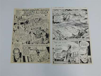 Lot of 2 Original Comic Book Art - DC Comics | Bodnars Auction