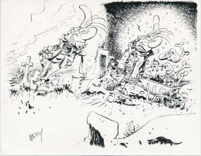 Hardy, Marc | Illustration originale  - Pierre Tombal | Catawiki