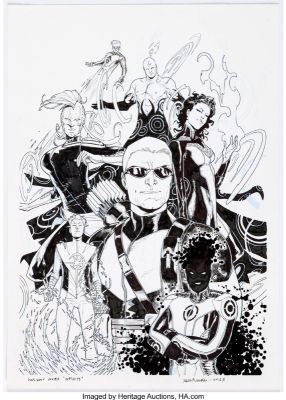 Sara Pichelli, Sara Pichelli | Infinity #5, Variant Cover (Marvel, 2013) | ComicArtFans Classifieds