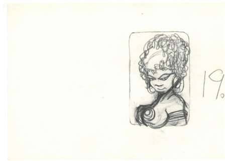 Vaughn Bode | Vaughn Bode’s Poem Toons Page Unpublished Woman | Scott Eder