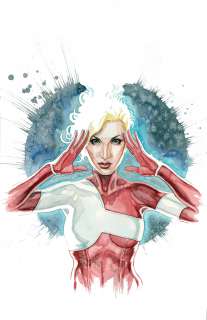 David Mack - Saturn Girl Legion of Super-Heroes #8 Splash Page