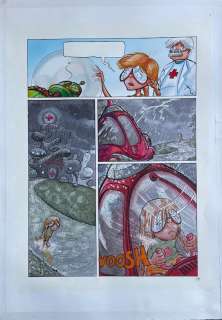 Michael Terraz, ROSE POM, Planche originale, page 11 | Galerie Neuf