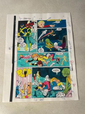 POWER PACK #27 comic art original color guide X-FACTOR LEECH CYCLOPS BEAST 1986 | eBay US (Buy It Now)