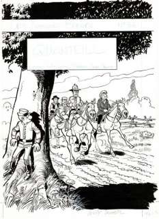 LAMBIL - lot 421 - Les Tuniques Bleues, Quantrill, couverture originale Ã …