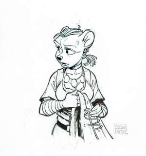 lot #366 - Oscar Martin. Illustration originale Solo