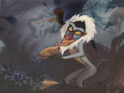 Disney Studio’s - Original Colour Key - Rafiki - The Lion King (1994) | Catawiki