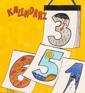 Bohdan Butenko (1931 - 2019) | Bohdan Butenko | Kalendarz - ilustracja do czasopisma "Miś" | Desa Unicum