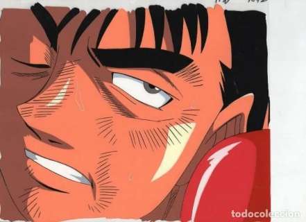 HAJIME NO IPPO - FIGHTING SPIRIT Japanese animation cel w/douga A42