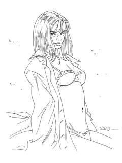 Jim (Terrasson, Thierry) - Original illustration - Marie - Een nacht in Rome | Catawiki