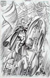 Whilce Portacio | Superman Batman 58 Cover - Unpublished | Panel Page Art