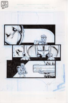 Rob Liefeld | Youngblood 1 Page 4-5 Insert Panels | Panel Page Art